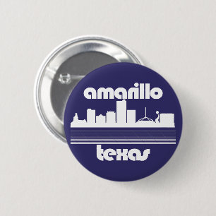 Amarillo Texas 6 Cm Round Badge