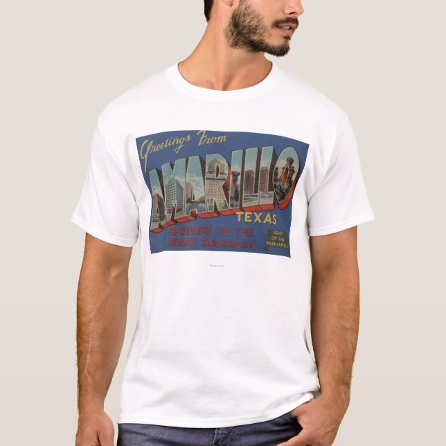 Amarillo, Texas (Heart of the Pan-Handle) T-Shirt (Front)