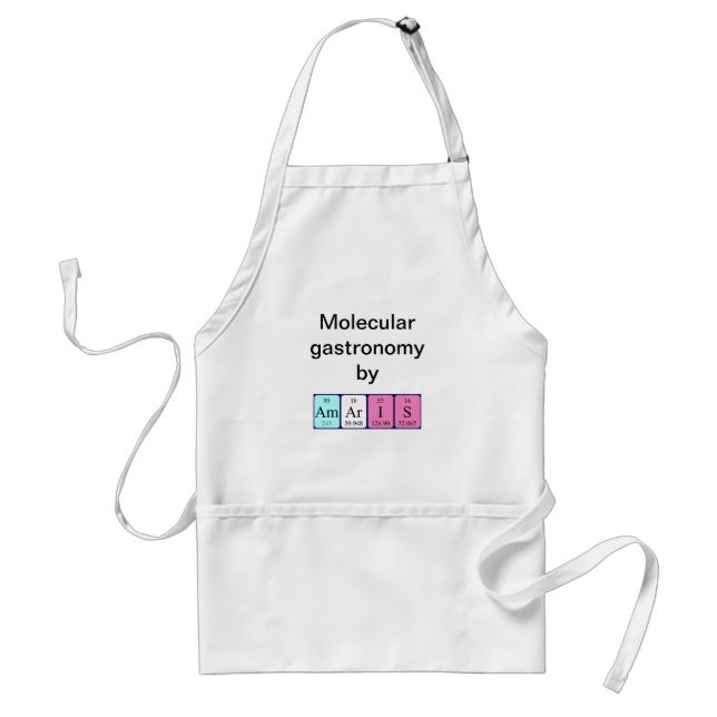 Amaris periodic table name apron (Front)