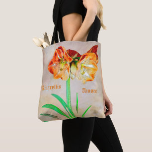 Amaryllis Amore Tote Bag