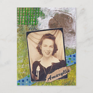 Amaryllis ATC Postcard