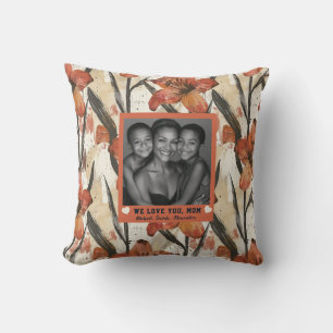 Amaryllis  Best Stepmom Nursery Decor Artistic Cushion