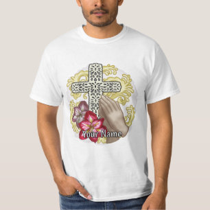 Amaryllis Christian Cross T-Shirt