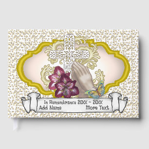 Amaryllis Cross Memorial Guest Book