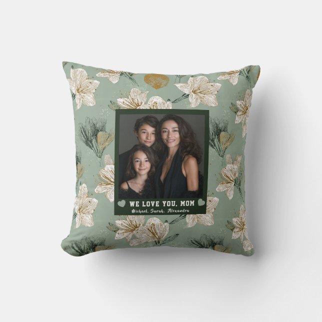 Amaryllis First Time Mum Cosy Home Romantic Cushion (Front)
