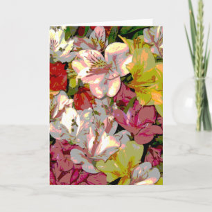 Amaryllis Floral Design Greeting Cards