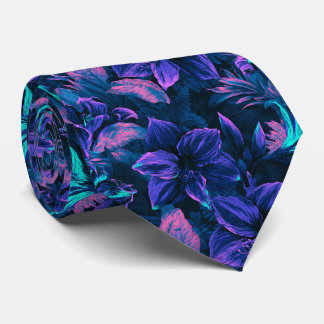 Amaryllis Floral Father Day Boho Wedding Tie