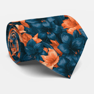 Amaryllis Floral Groomsman Outdoor Wedding Tie