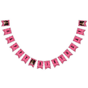 Amaryllis Floral Milestone Birthday Gifts Bunting