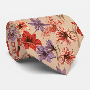 Amaryllis Flower Businessman Lakeside Wedding Tie