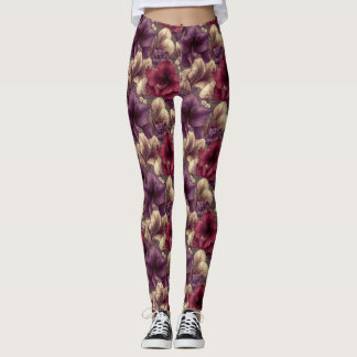 Amaryllis Flower Exercise Amaryllis Luxury Maid Leggings