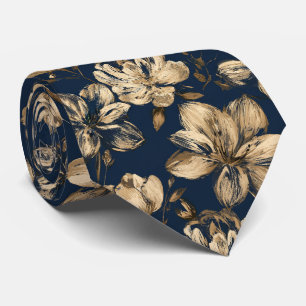 Amaryllis Flower Groom Graduation Tie