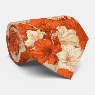 Amaryllis Flower Uncle Garden Wedding Tie