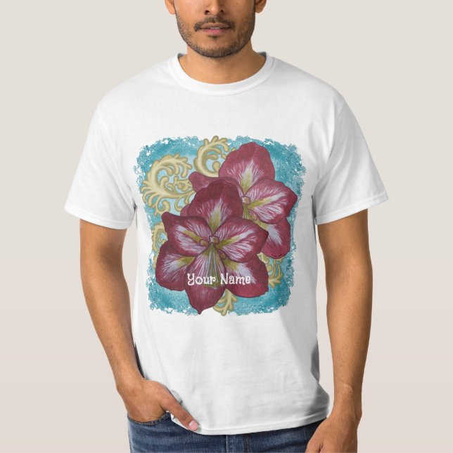 Amaryllis flowers Rondo T-Shirt (Front)