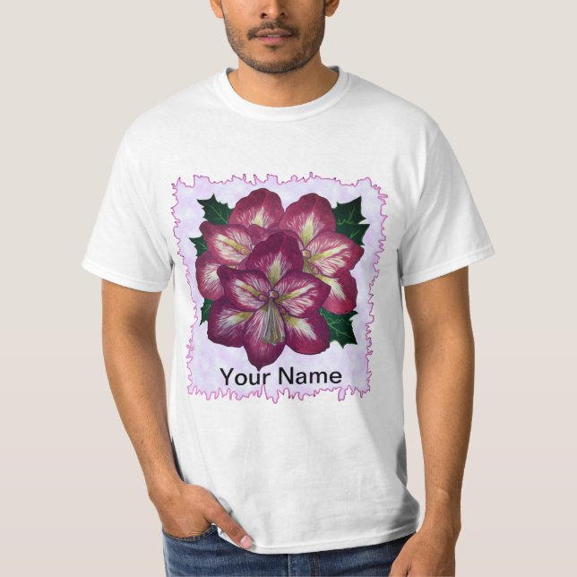 Amaryllis Holly  T-Shirt (Front)