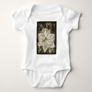Amaryllis Old Time Sketch Baby Bodysuit