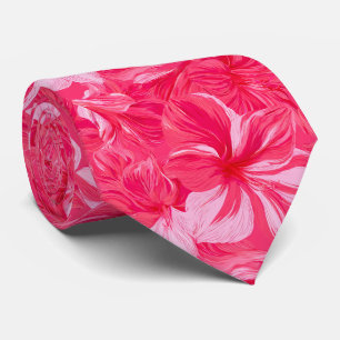 Amaryllis Print Businessman Professional Tie