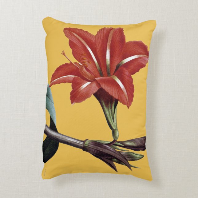 Amaryllis Striped Decorative Cushion (Back(Vertical))