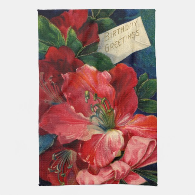 Amaryllis Tea Towel (Vertical)