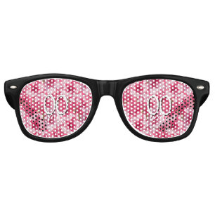 Amaryllis Theme Milestone Birthday Gift For Sister Retro Sunglasses