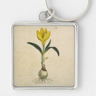 Amaryllis Tulip Botanical Garden Flower Key Ring