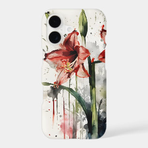 Amaryllis - Watercolor flowers