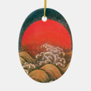AMATERASU , SUN GODDESS CERAMIC TREE DECORATION