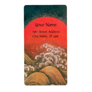 AMATERASU , SUN GODDESS Red Black Brown