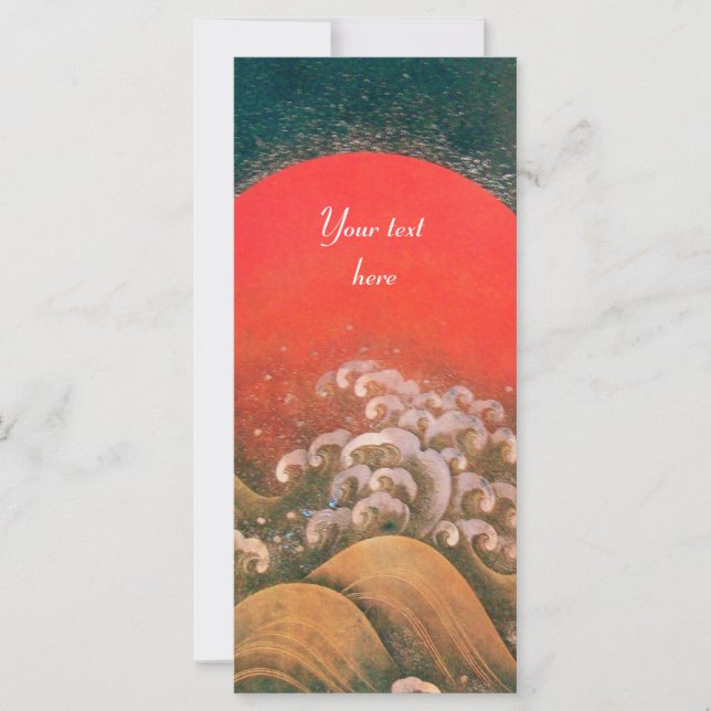 AMATERASU , SUN GODDESS ,red black brown (Front)