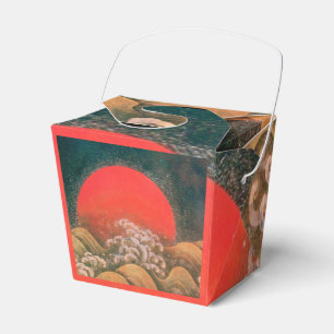 AMATERASU SUN GODDESS Red Black Brown Favour Box