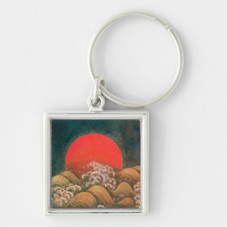 AMATERASU, SUN GODDESS red brown black Key Ring