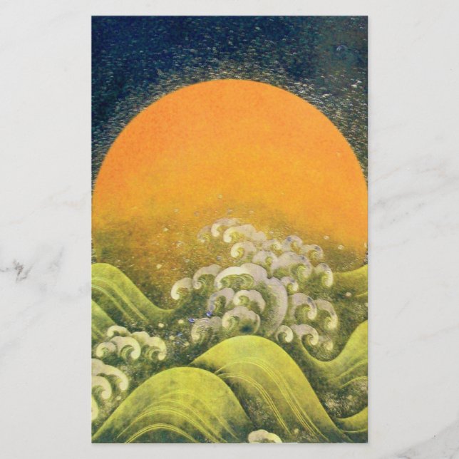 AMATERASU , SUN GODDESS , yellow green black (Front)
