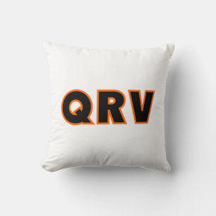Amateur Ham Radio QRV Cushion
