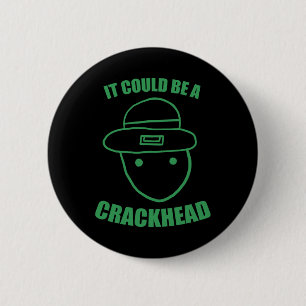 Amateur Leprechaun Sketch Could Be A Crackhead St  6 Cm Round Badge