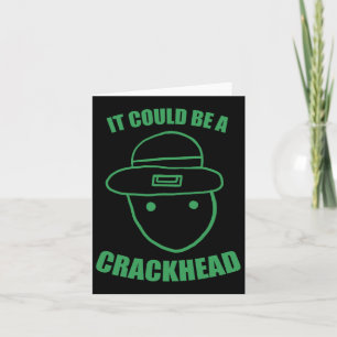 Amateur Leprechaun Sketch Could Be A Crackhead St  Card