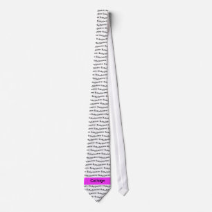 Amateur Radio and Hot Pink Call Sign Tie