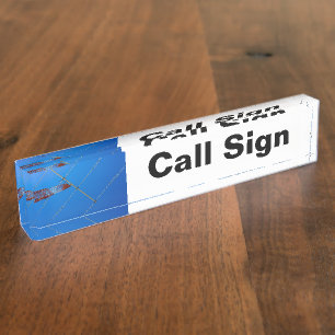 Amateur Radio Call Sign and Antenna Nameplate