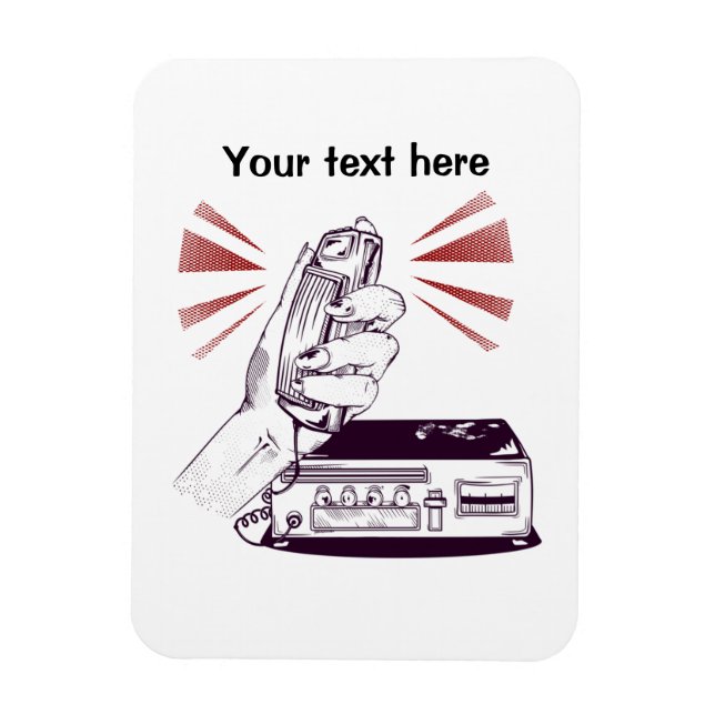 Amateur Radio Magnet (Vertical)