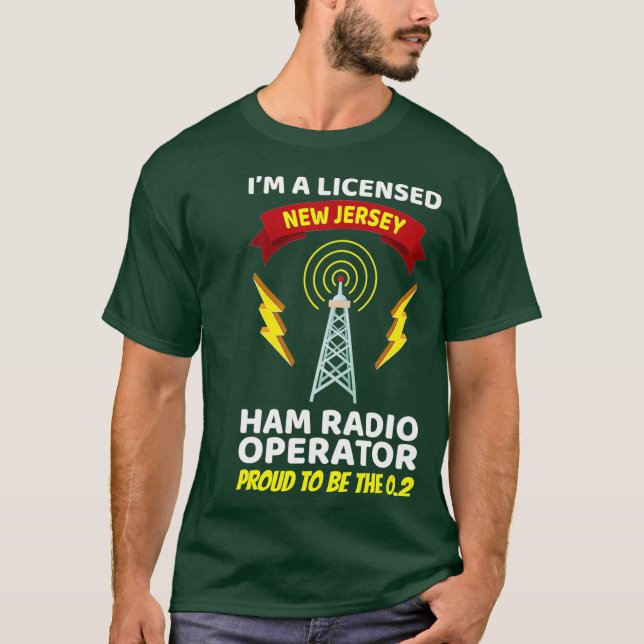 Amateur Radio Operator Funny Ham Radio New T-Shirt (Front)