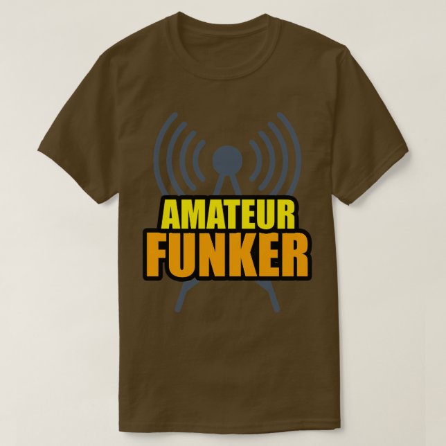 amateur radio operator Ham Radio T-Shirt (Design Front)