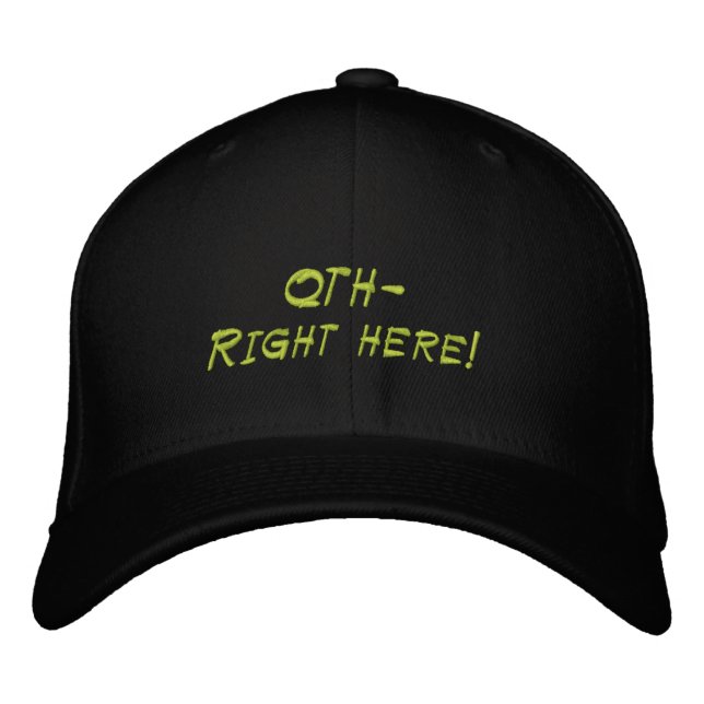 Amateur Radio QTH Hat (Front)