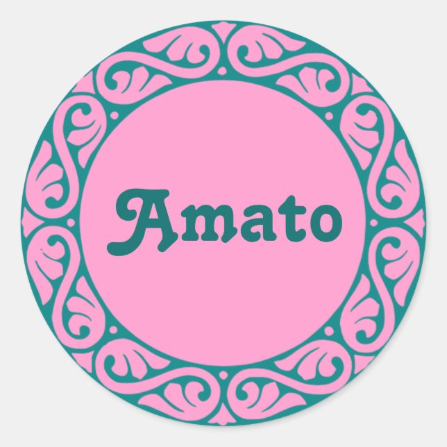 Amato Italian stickers (Front)