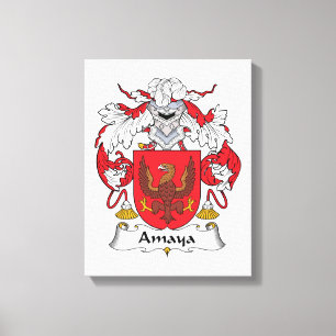 Amaya Family Crest Canvas Print