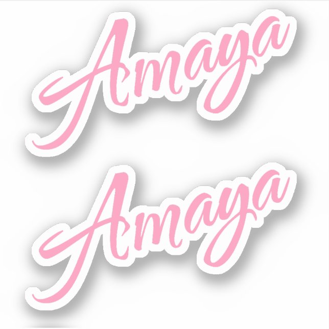 Amaya name x2 (Front)