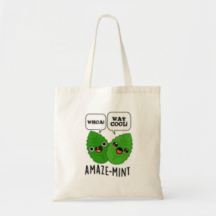 Amaze-mint Funny Mint Leaves Pun  Tote Bag