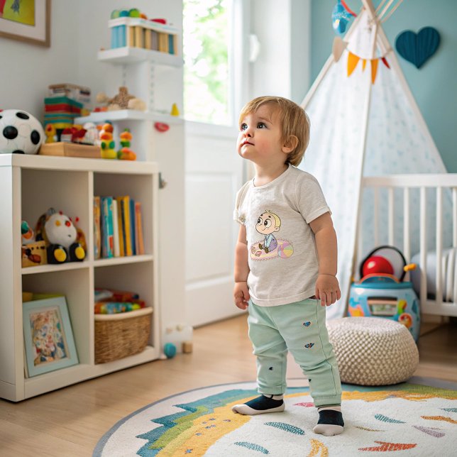 Amazed Boy Baby T-Shirt (Creator Uploaded)