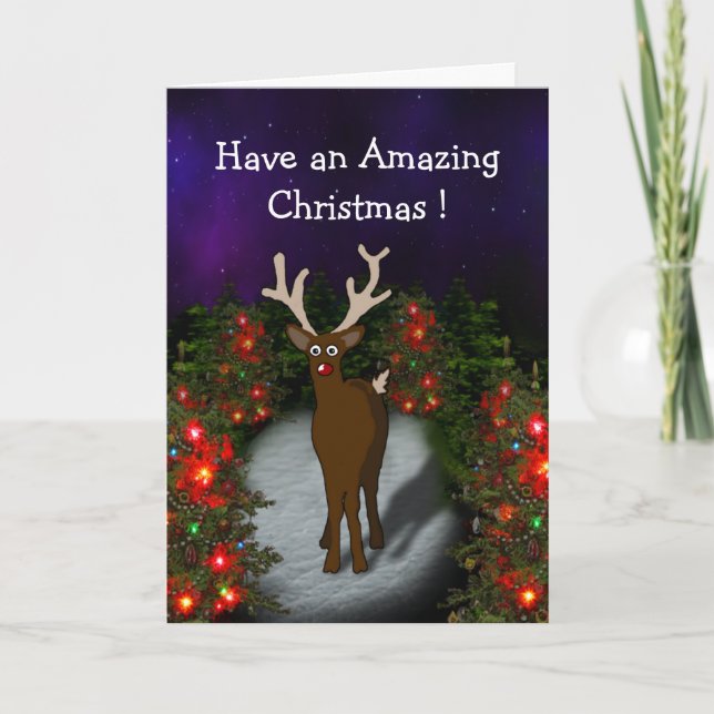 Amazed Christmas Card (Front)