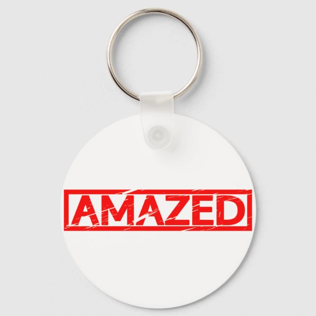 Amazed Stamp Key Ring (Front)