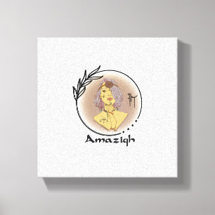 amazigh ⵣ canvas print