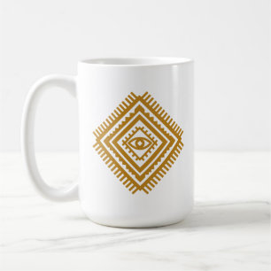 Amazigh Atlas Protective Diamond — Berber Tribal Coffee Mug